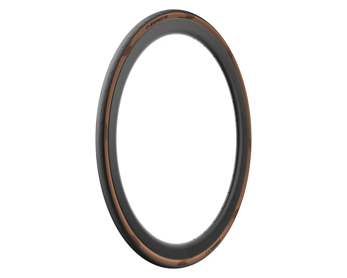 Pirelli P Zero Race TLR RS Road Tire (Classic Tan) (700c) (32mm) (Smart EVO/SpeedCORE)